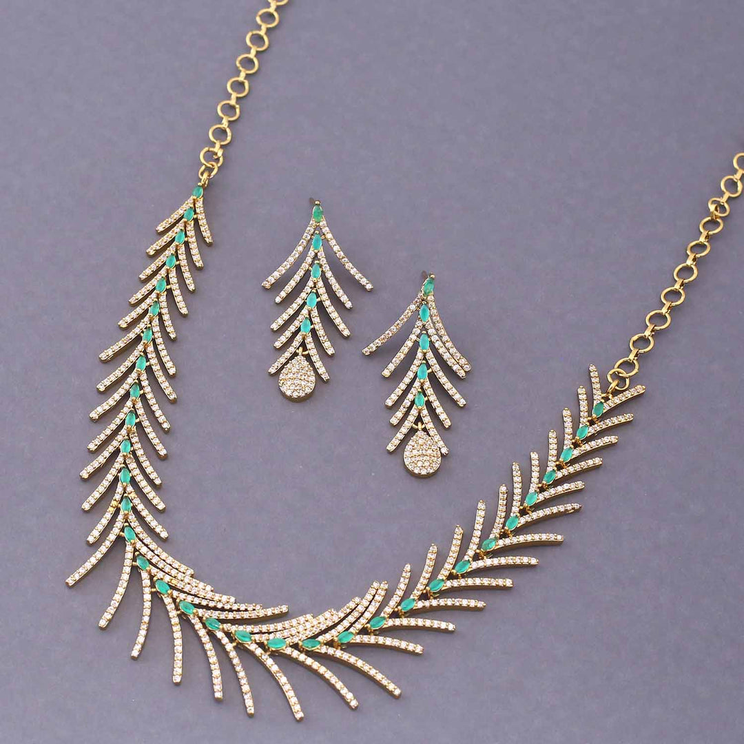 Emerald Laventa Antique Jewellery Set - New Arrival