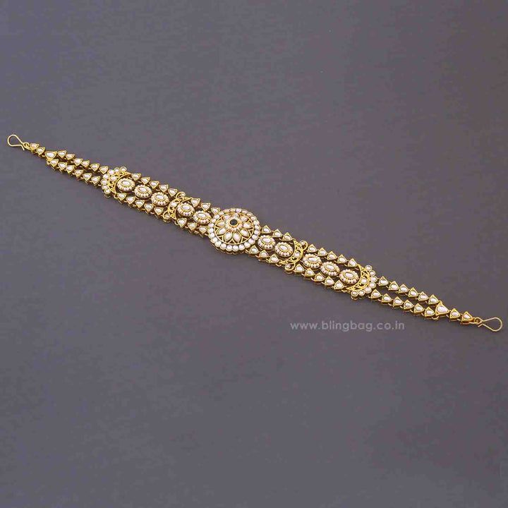 Emerald Lavika Kundan Bridal Jewellery Set