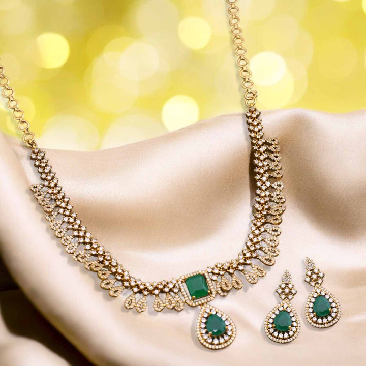 Emerald Layna Victorian Jewellery Set - New Arrival