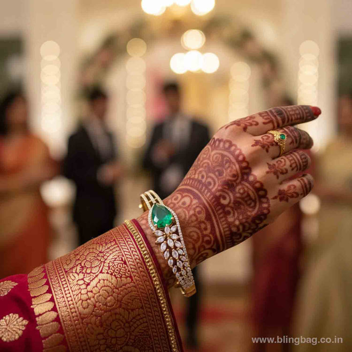 Emerald Lilya Victorian Bracelet