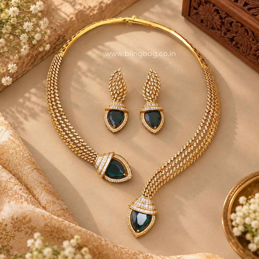 Emerald Lilyjoy Victorian Jewellery Set - New Arrival