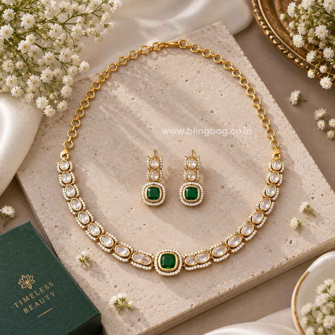 Emerald Lilymay Victorian Jewellery Set - New Arrival