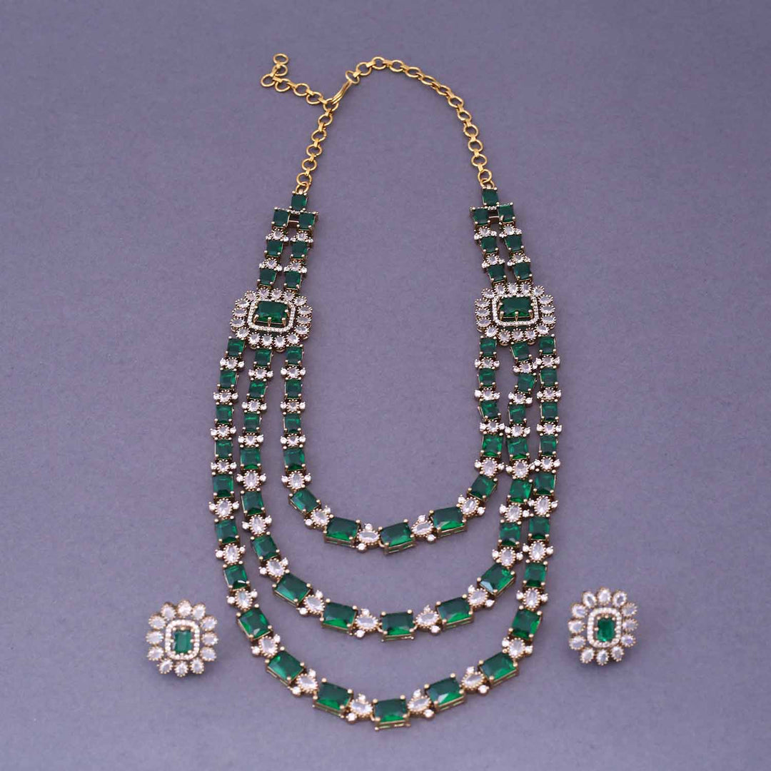 Emerald Lina Victorian Jewellery Set - New Arrival