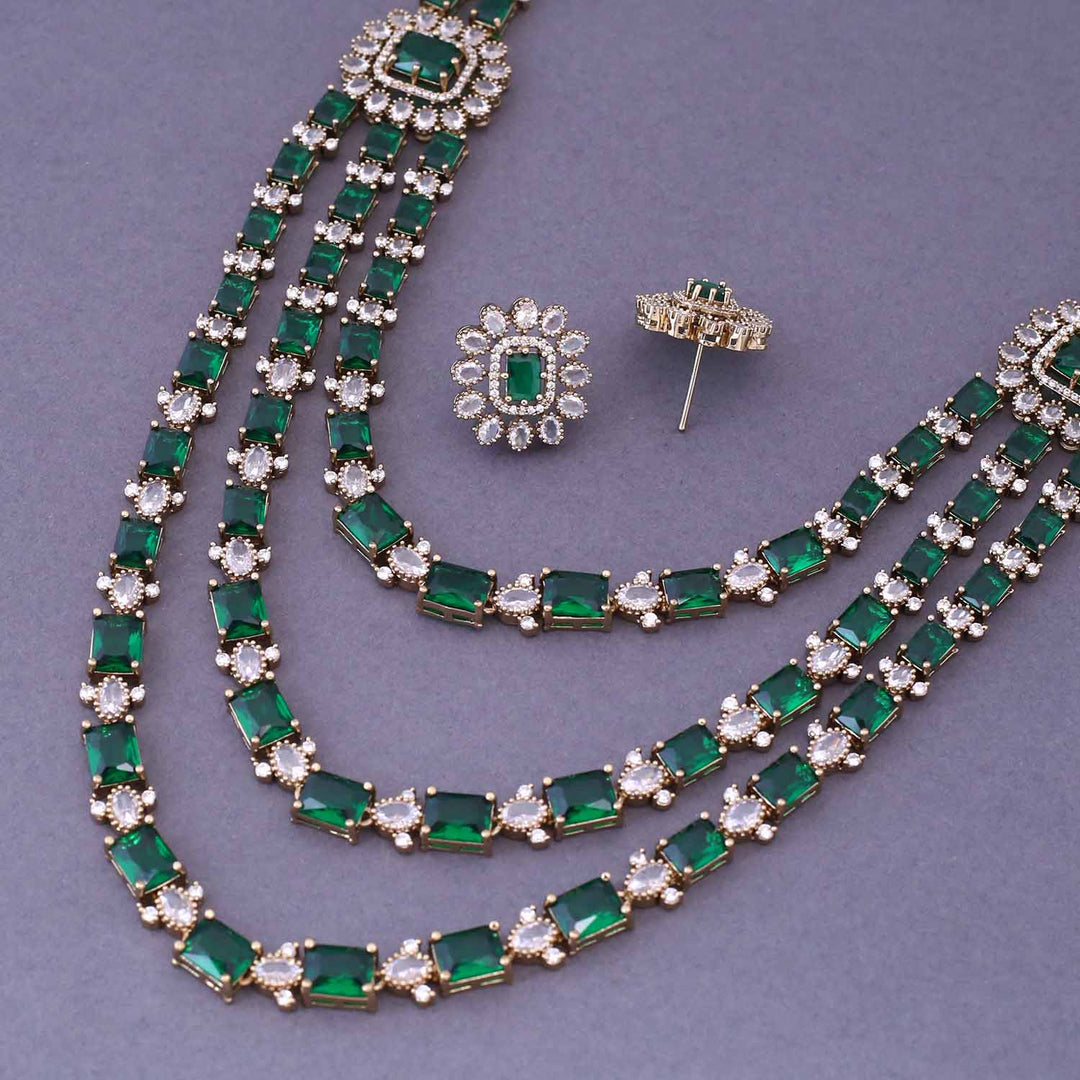 Emerald Lina Victorian Jewellery Set - New Arrival