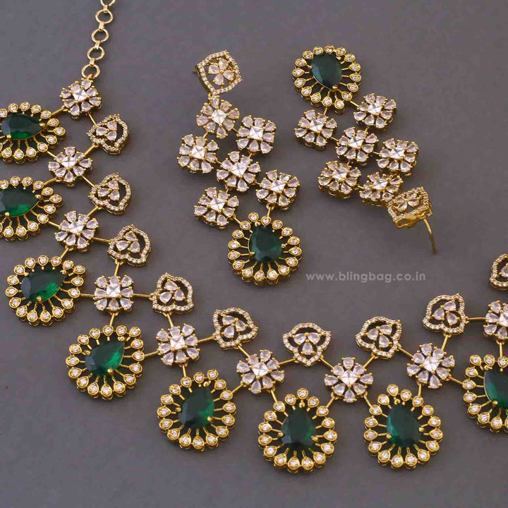 Emerald Lioren Victorian Jewellery Set - New Arrival