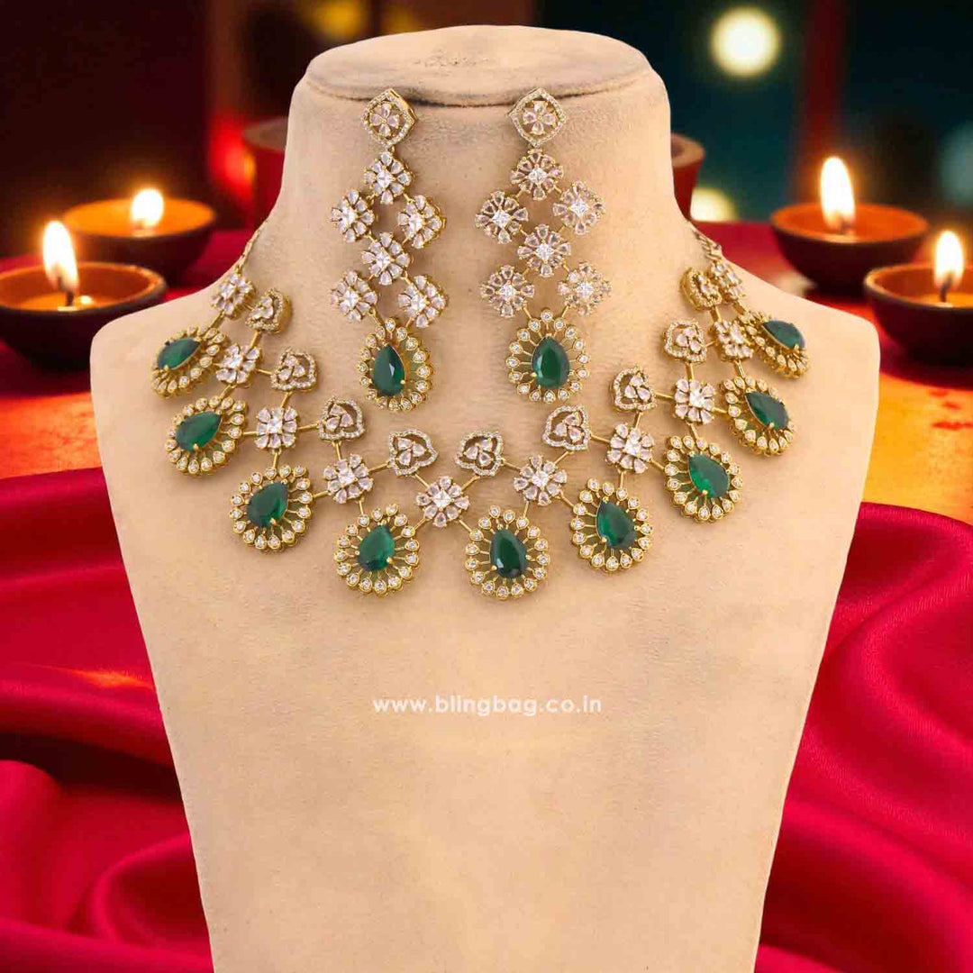 Emerald Lioren Victorian Jewellery Set - New Arrival