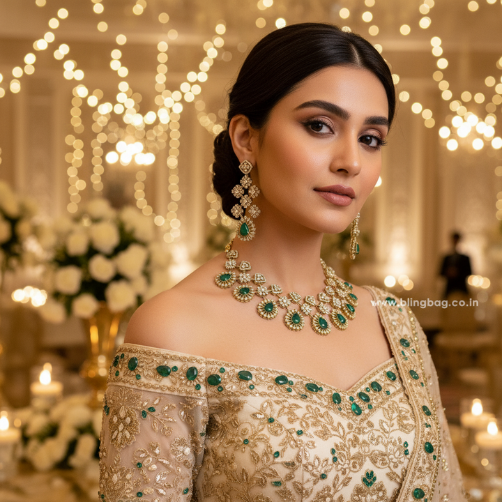 Emerald Lioren Victorian Jewellery Set - New Arrival