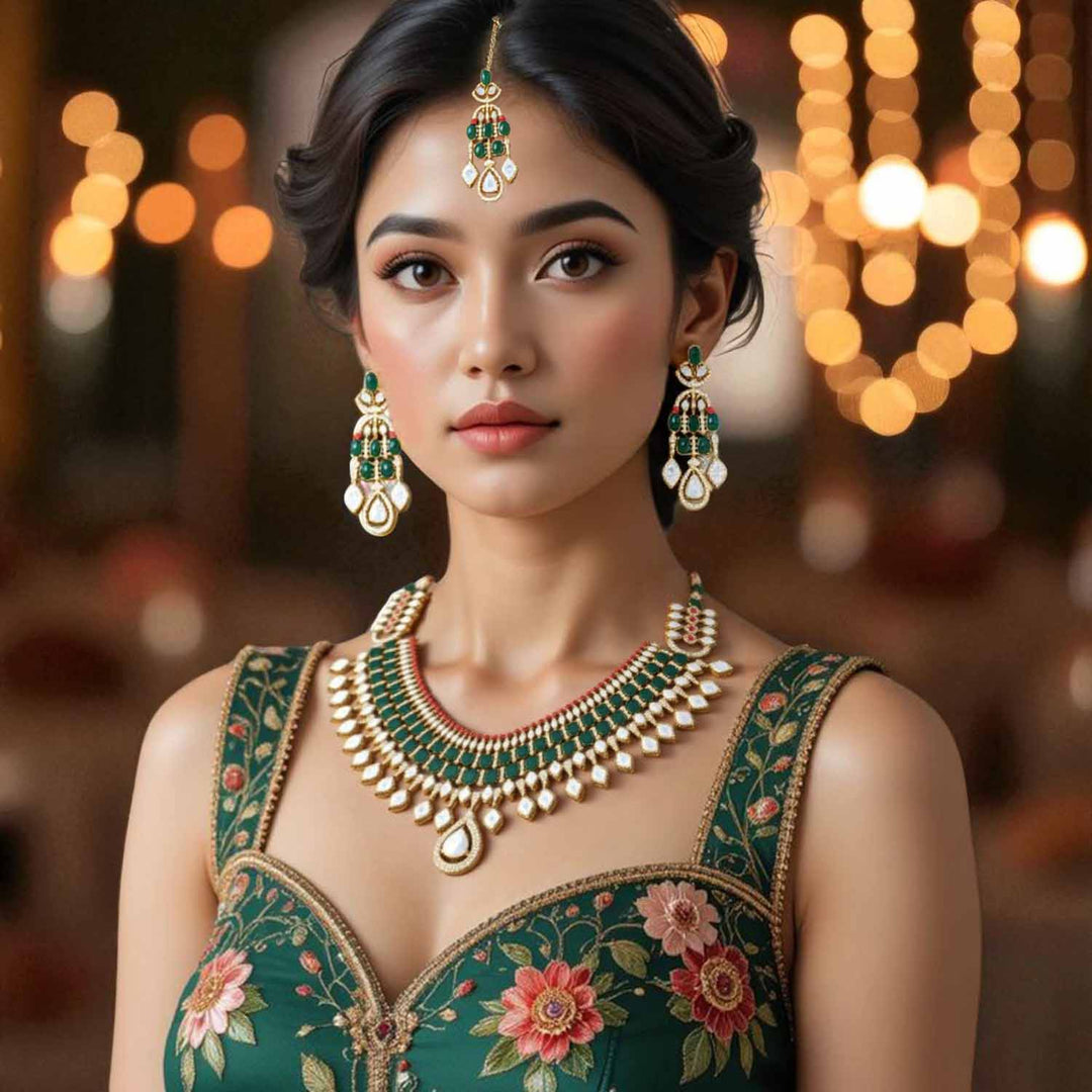 Emerald Ludvika Victorian Jewellery Set - New Arrival