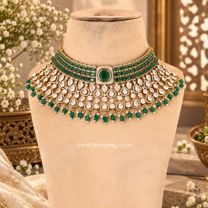 Emerald Lumina Victorian Jewellery Set - New Arrival