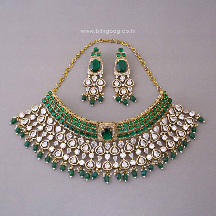 Emerald Lumina Victorian Jewellery Set - New Arrival