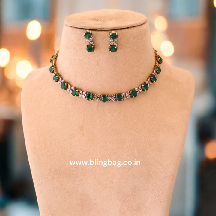 Emerald Lussie Victorian Jewellery Set- New Arrival