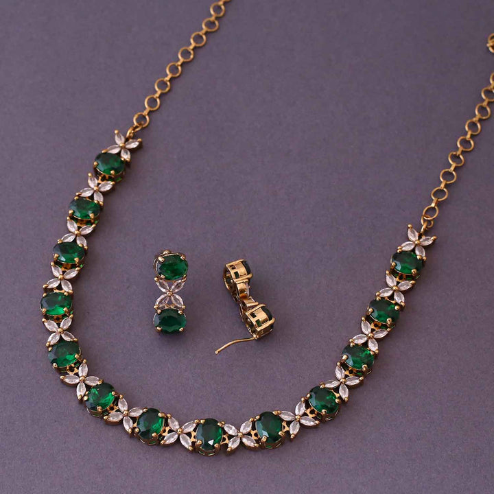Emerald Lussie Victorian Jewellery Set- New Arrival