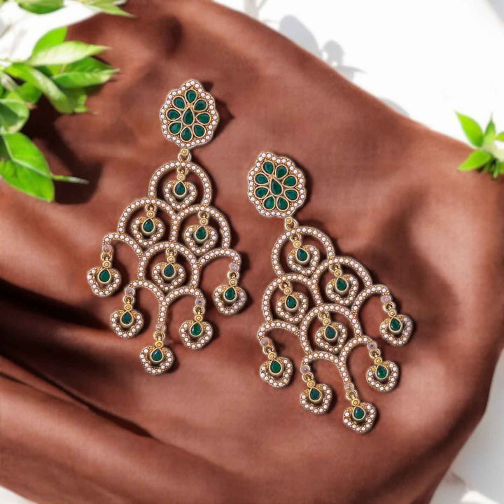 Emerald Maalai Danglers