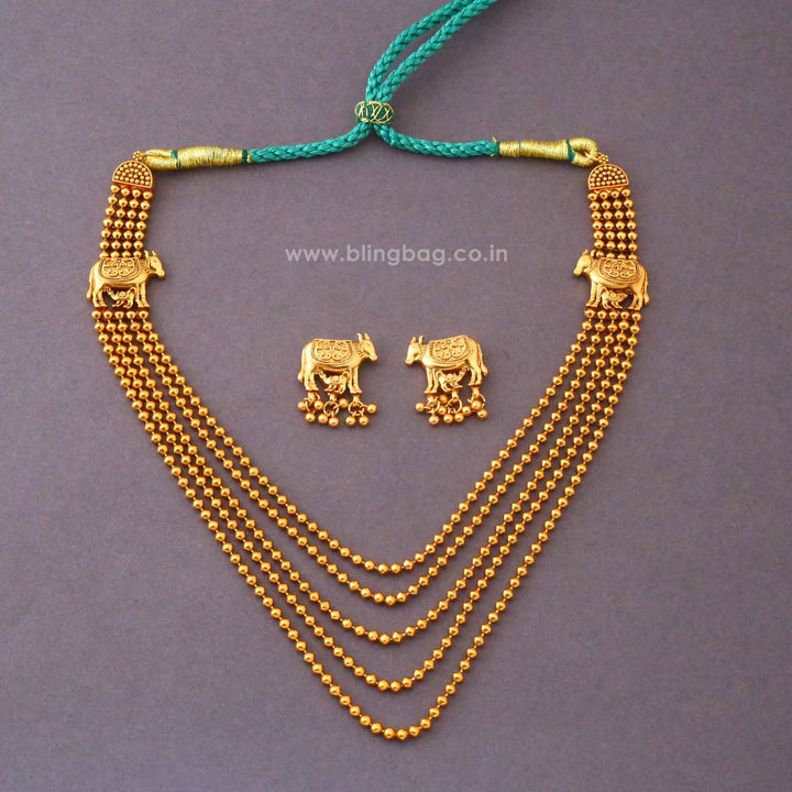 Emerald Mahati Antique Jewellery Set- New Arrival