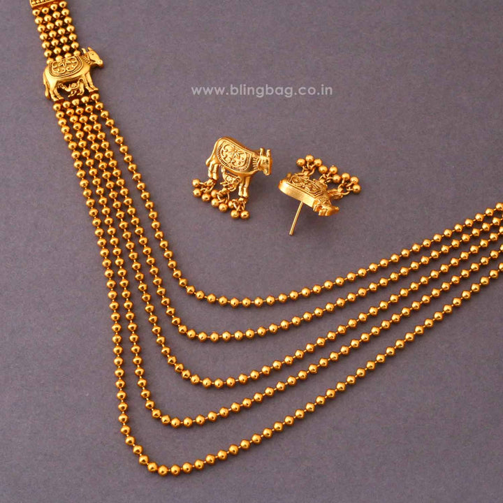 Emerald Mahati Antique Jewellery Set- New Arrival