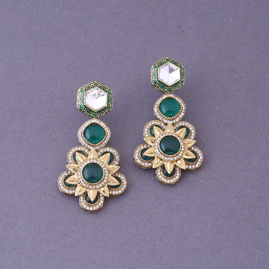 Emerald ManavI Danglers