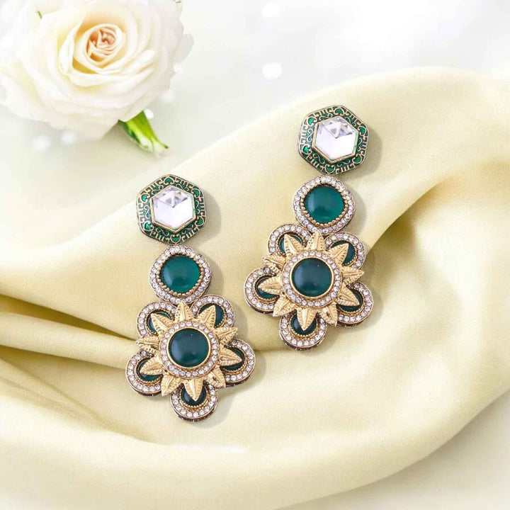 Emerald ManavI Danglers