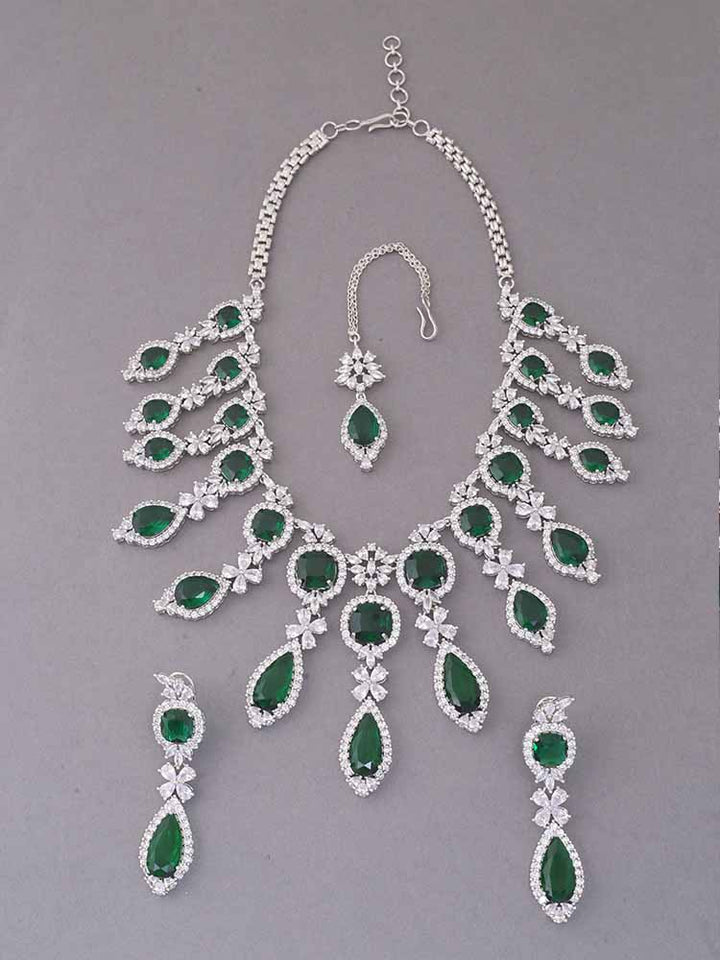 Emerald Mara Zirconia Jewellery Set
