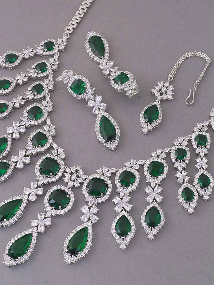 Emerald Mara Zirconia Jewellery Set