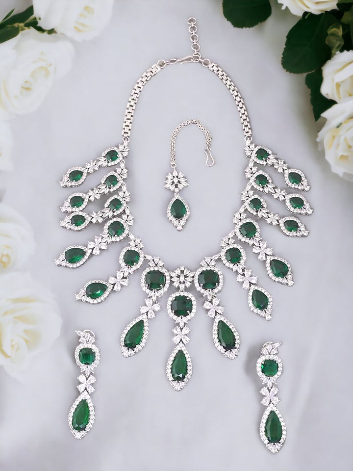 Emerald Mara Zirconia Jewellery Set