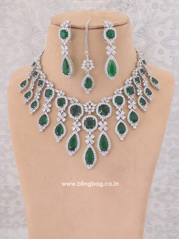 Emerald Mara Zirconia Jewellery Set