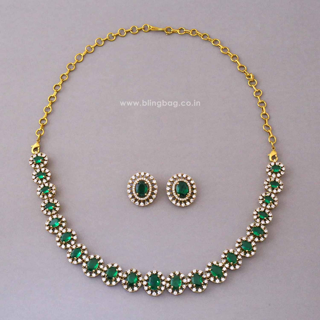 Emerald Mariabella Victorian Jewellery Set - New Arrival