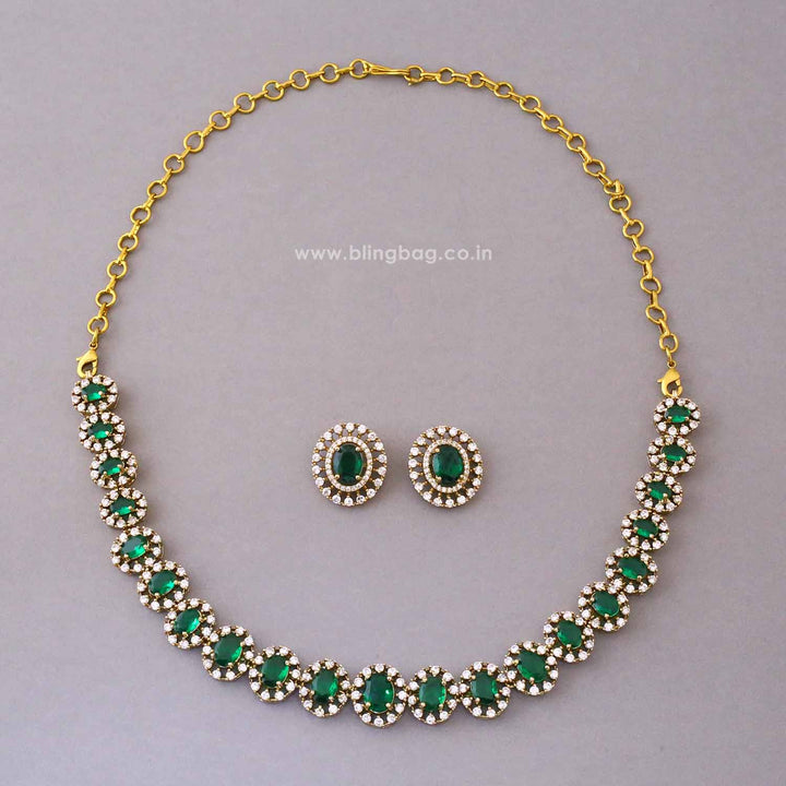 Emerald Mariabella Victorian Jewellery Set - New Arrival