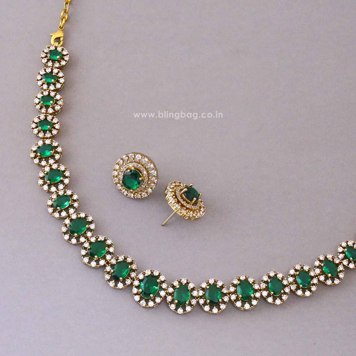 Emerald Mariabella Victorian Jewellery Set - New Arrival