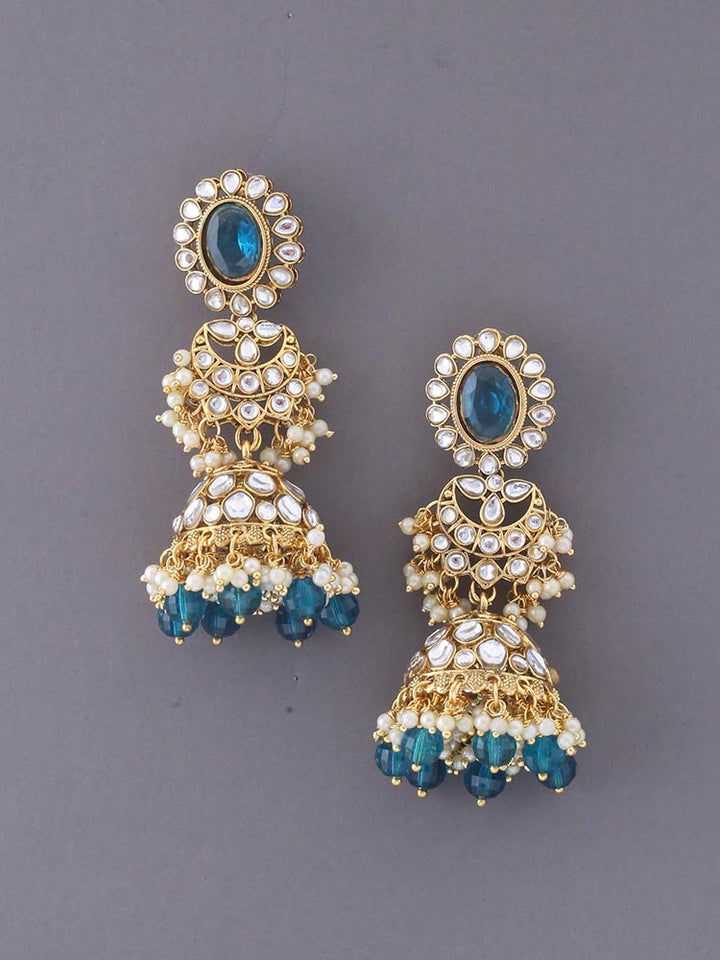 Emerald Mariam Jhumkis