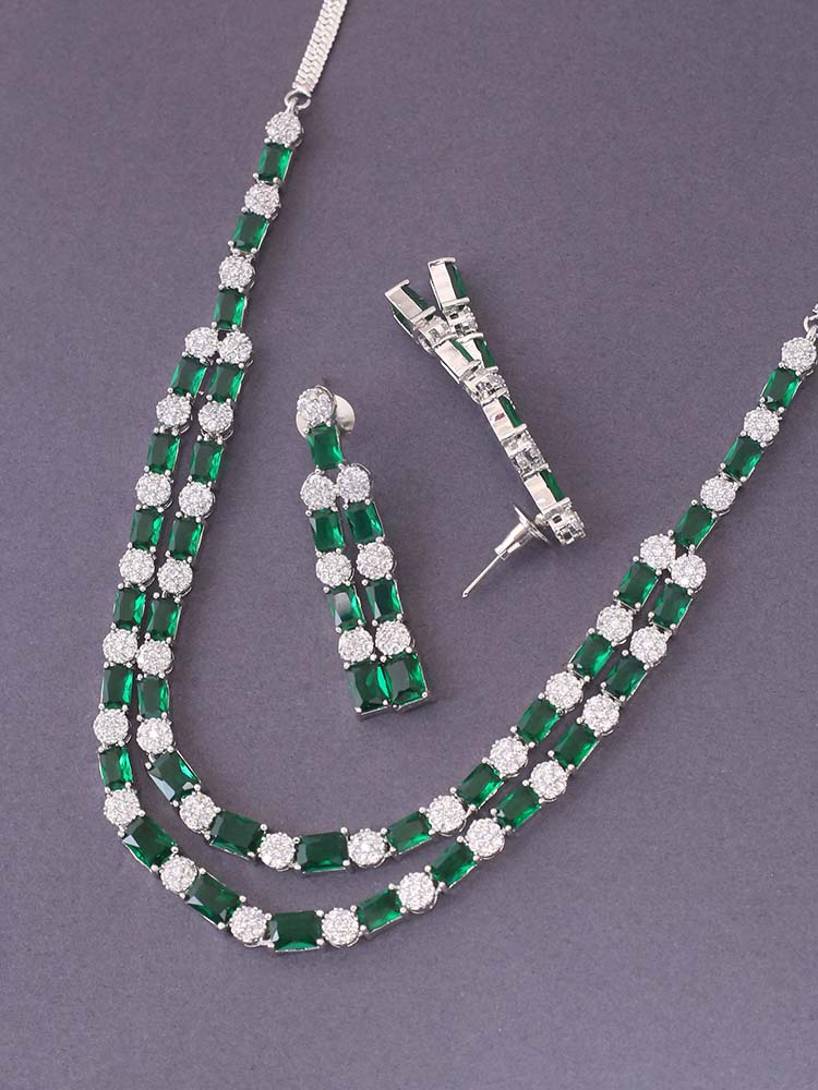 Emerald Marisol Zirconia Jewellery Set