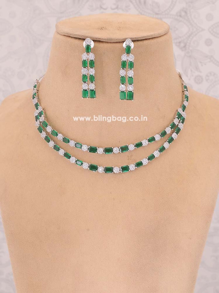 Emerald Marisol Zirconia Jewellery Set