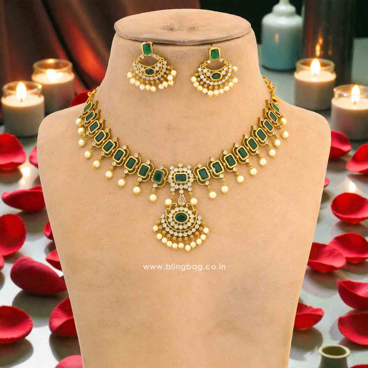 Emerald Marta Victorian Jewellery Set - New Arrival