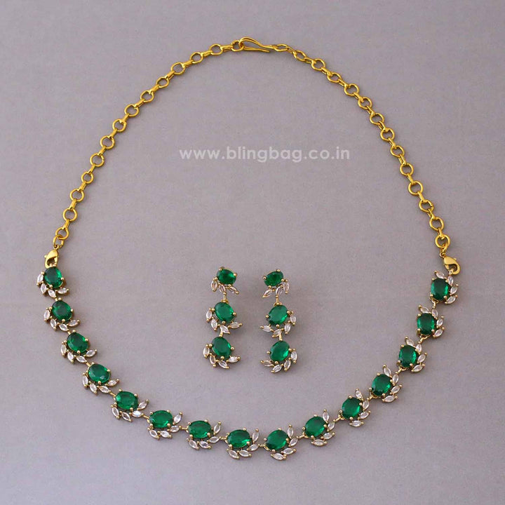 Emerald Marvel Victorian Jewellery Set - New Arrival