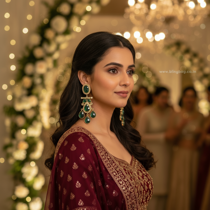 Emerald Mehal Danglers