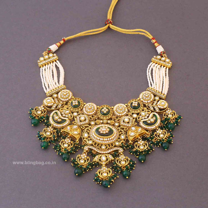 Emerald Mehra Bridal Jewellery Set
