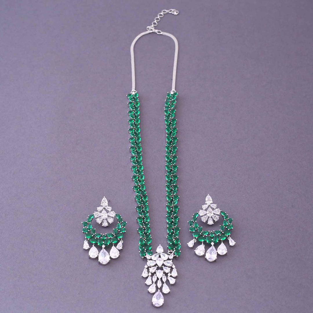 Emerald Meira Zirconia Jewellery Set