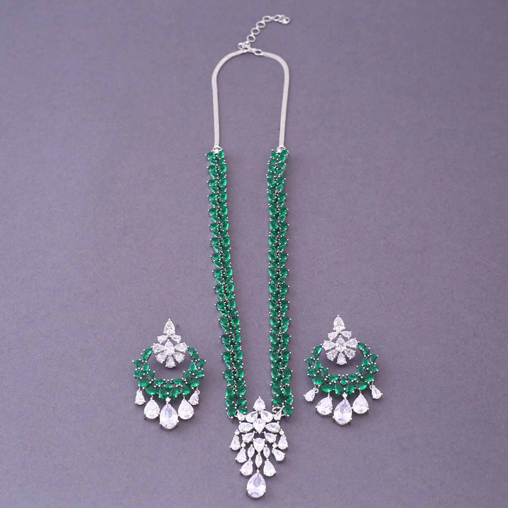 Emerald Meira Zirconia Jewellery Set