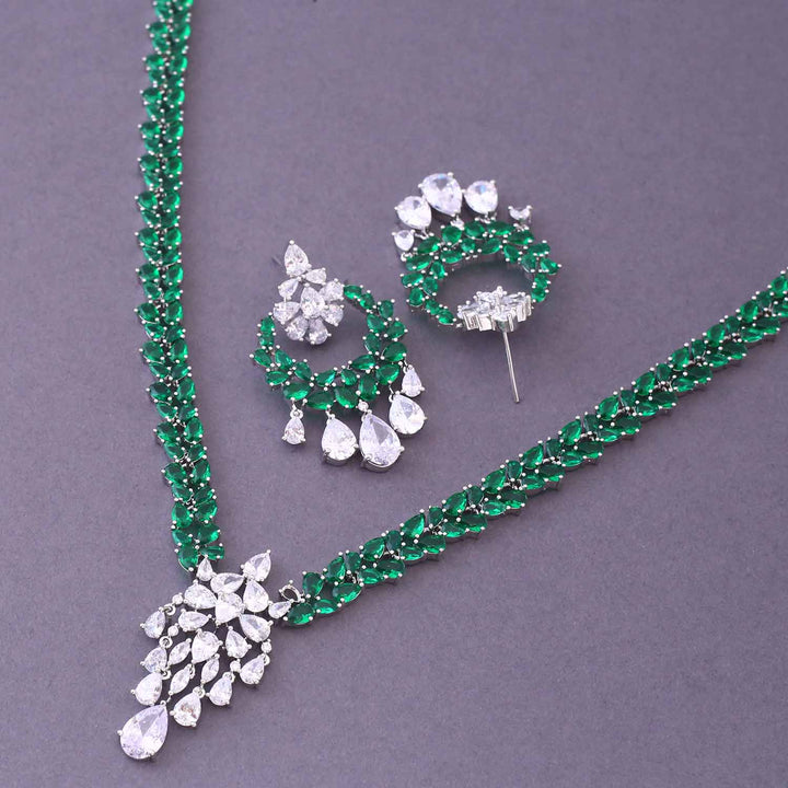 Emerald Meira Zirconia Jewellery Set