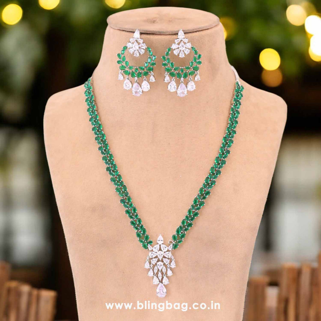 Emerald Meira Zirconia Jewellery Set