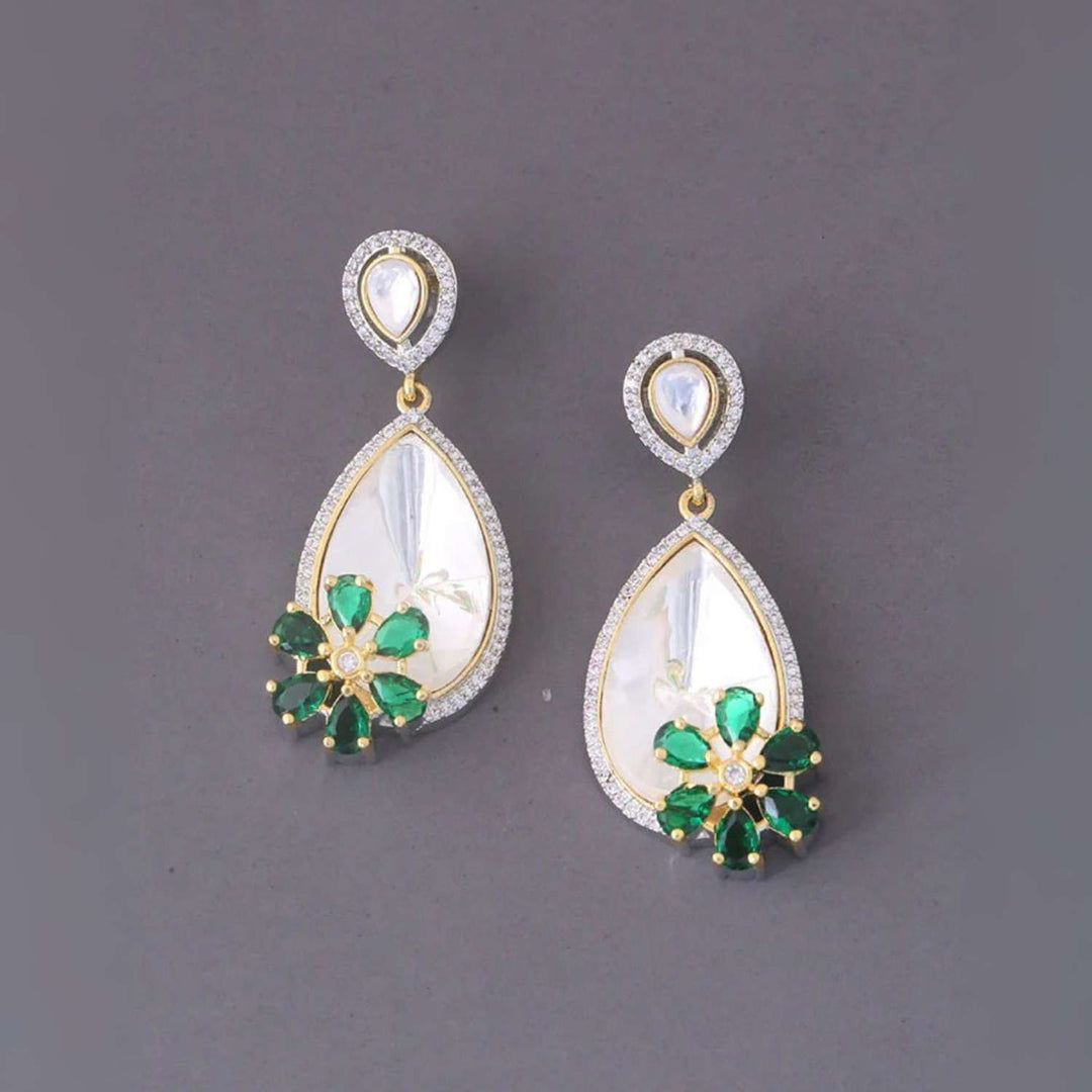 Emerald Milenka Zirconia Danglers - EOSS