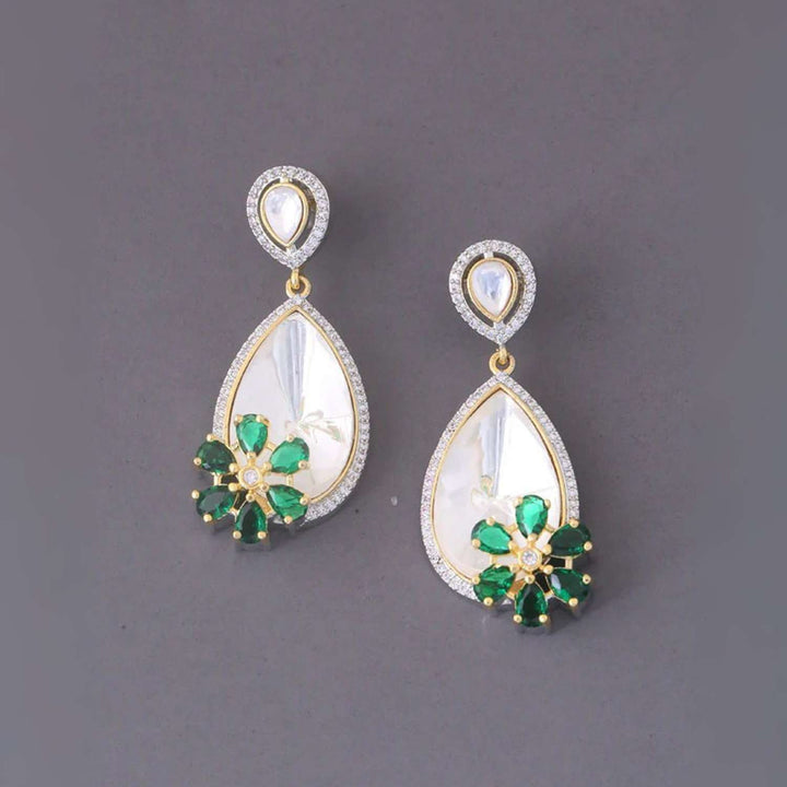 Emerald Milenka Zirconia Danglers - EOSS