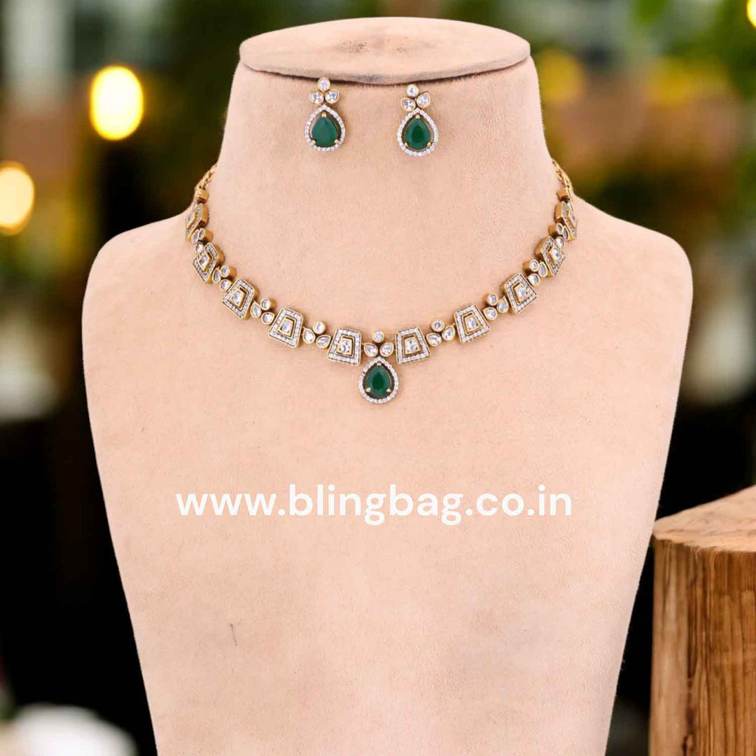Emerald Milica Victorian Jewellery Set - New Arrival