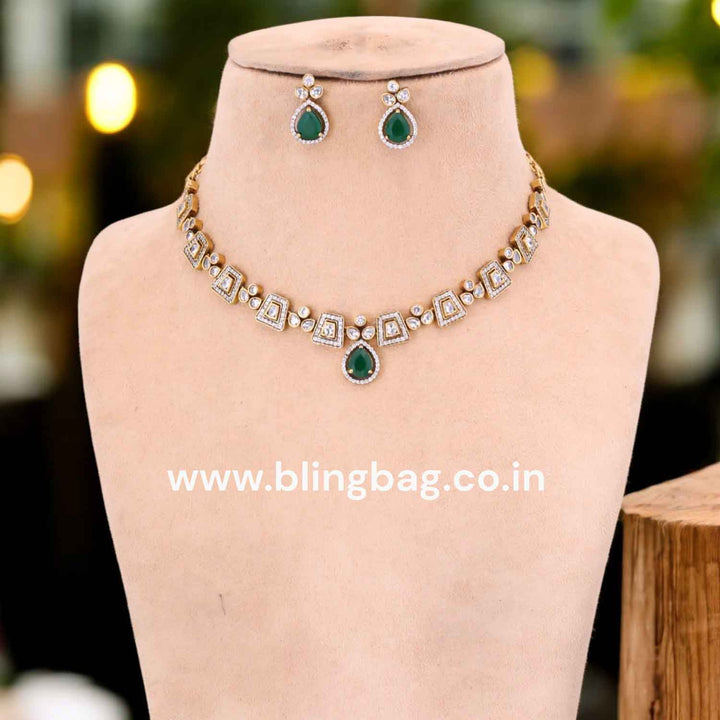 Emerald Milica Victorian Jewellery Set - New Arrival