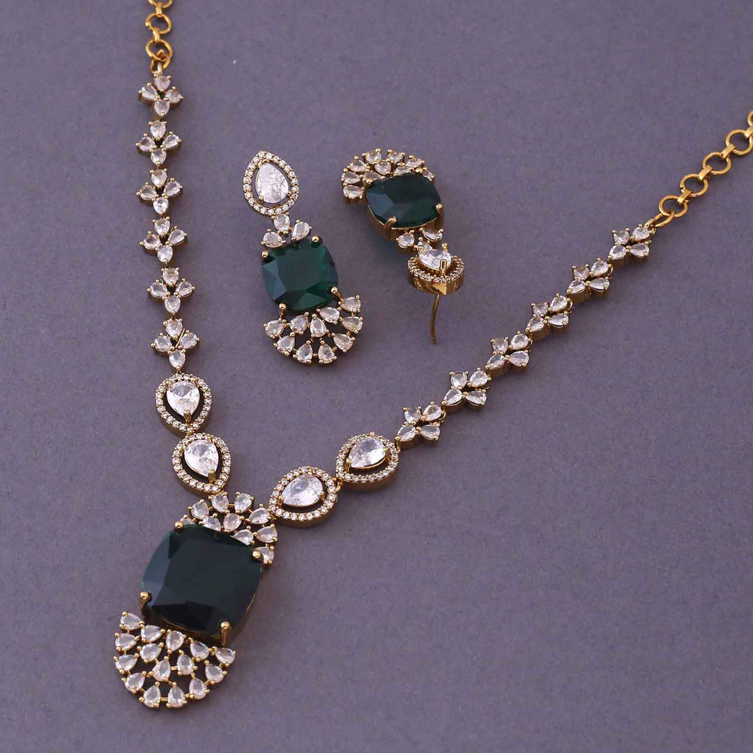 Emerald Mirya Victorian Jewellery Set- New Arrival