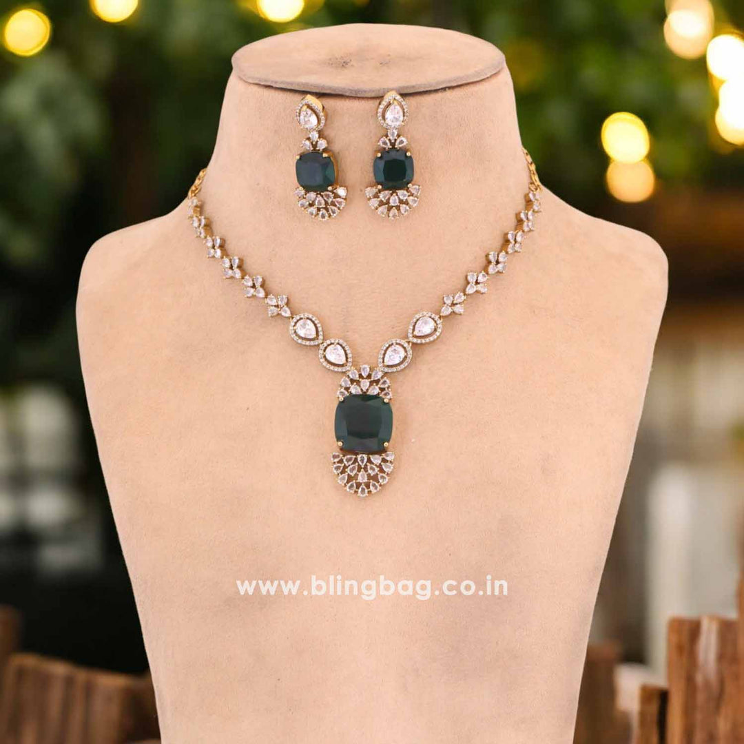 Emerald Mirya Victorian Jewellery Set- New Arrival