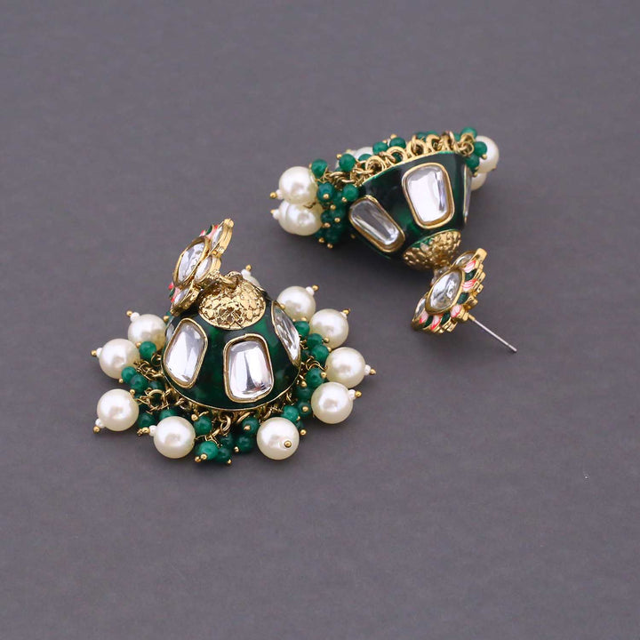 Emerald Munira Jhumkis