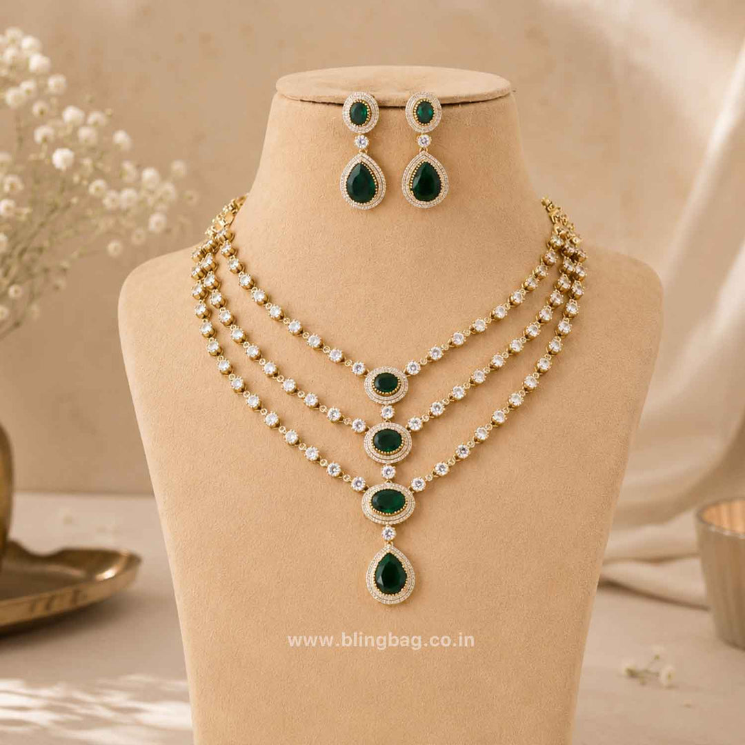 Emerald Muse Victorian Jewellery Set - New Arrival