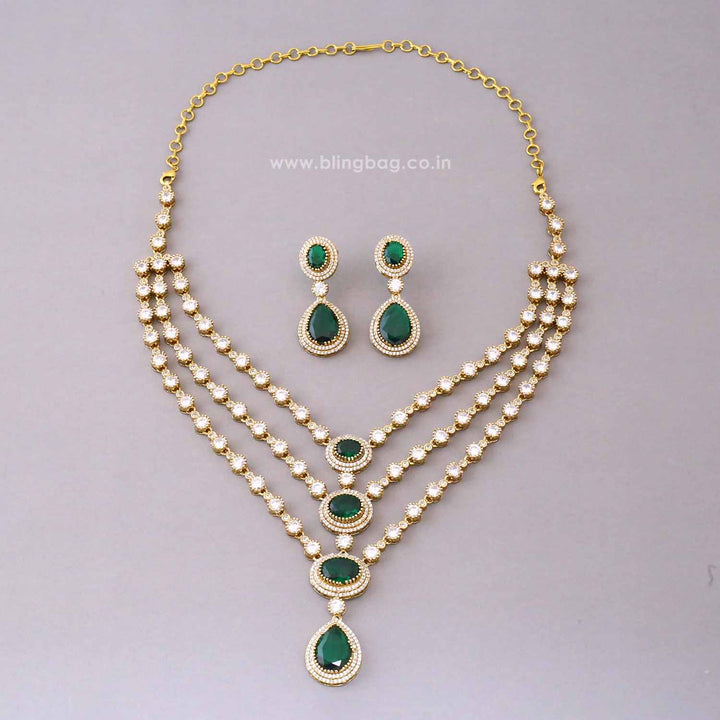 Emerald Muse Victorian Jewellery Set - New Arrival