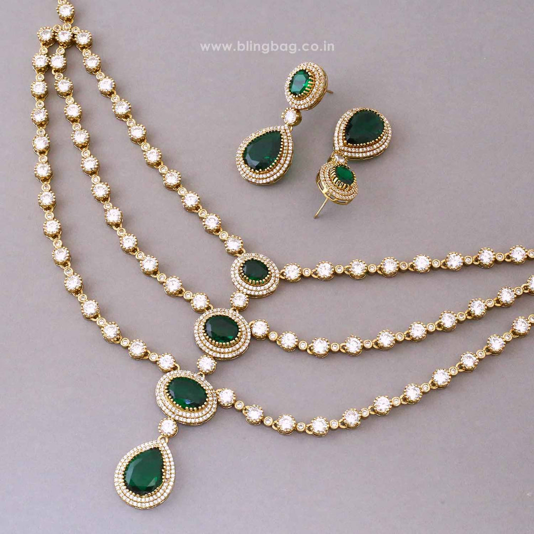 Emerald Muse Victorian Jewellery Set - New Arrival