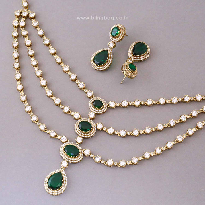 Emerald Muse Victorian Jewellery Set - New Arrival